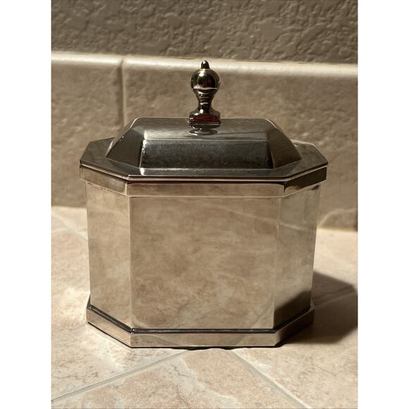 Vintage Lenox Williamsburg Silver Plate Heart Trinket Box Kirk Stieff - Picture 3 of 10